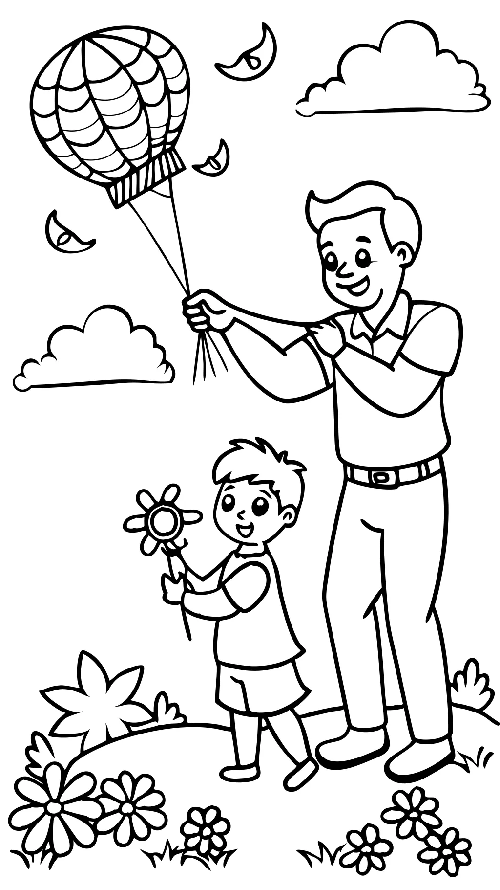 free printable father’s day coloring pages